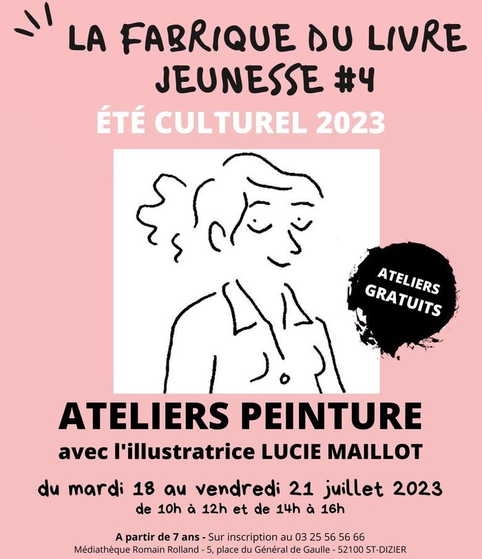 Ateliers peinture avec Lucie Maillot