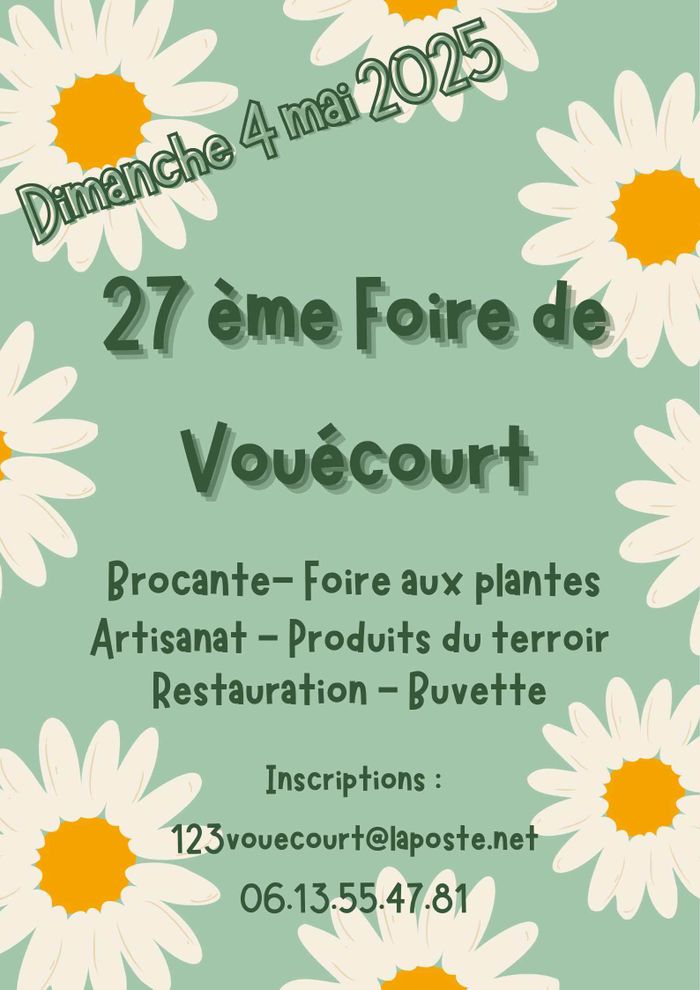 27eme FOIRE DE VOUÉCOURT