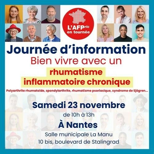 Bien vivre avec un rhumatisme inflammatoire chronique - Journée d’information