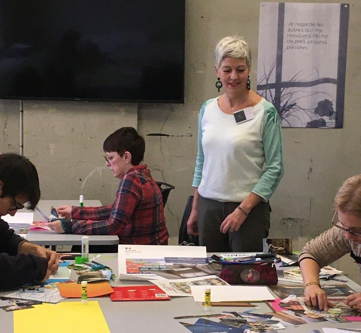« L’Art de transformer l’existant », Atelier collage et imagination