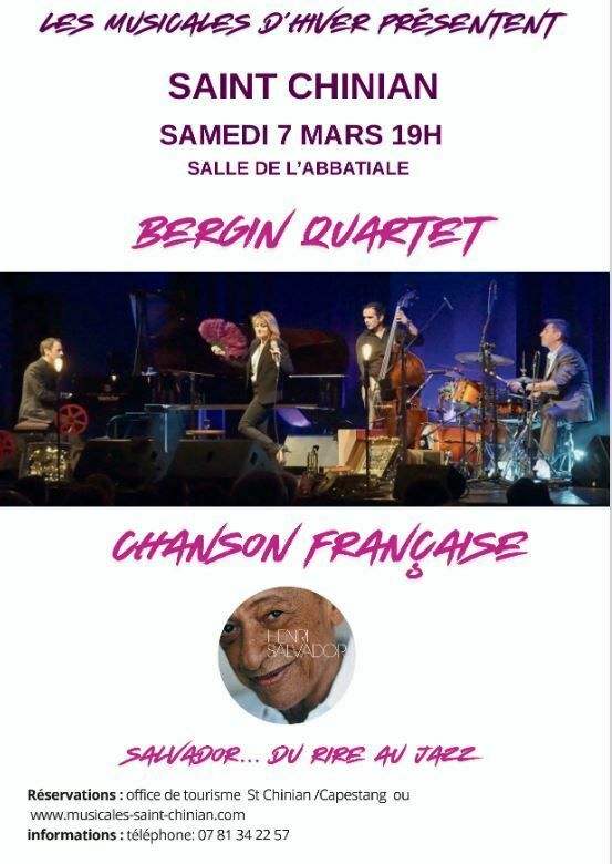 Les musicales d'hiver - Bergin Quartet