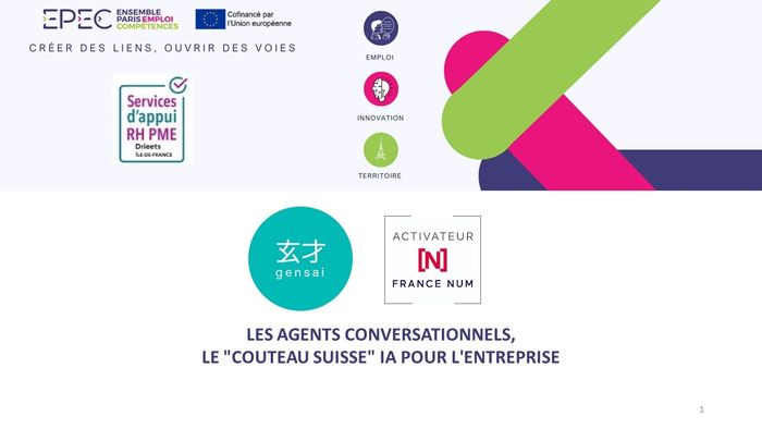 Visio-conférence, Les agents conversationnels, le "couteau suisse" IA pour l'entreprise, avec Gensai