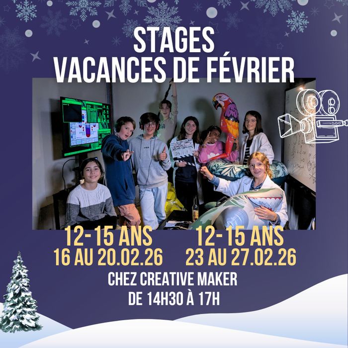 Stage de cinéma - Creative Maker