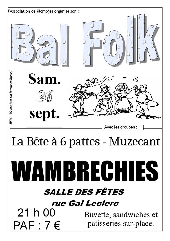 Affiche — Bal Folk de Rentrée