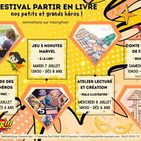 Partir en livre – Nos petits et grands héros