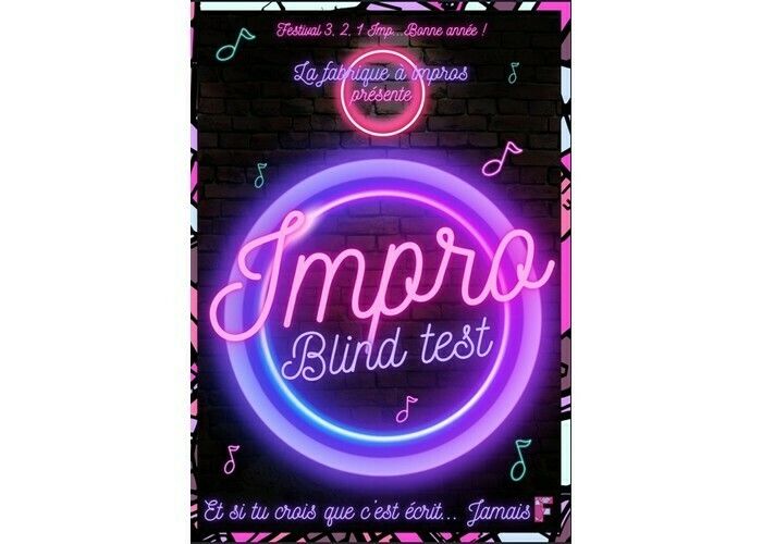 Impro Blind test - 3, 2, 1 Bonne année à la Fabrique à Impros