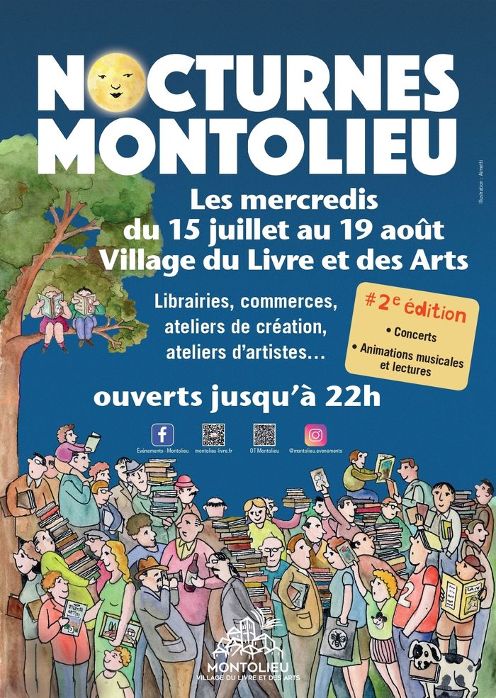 Nocturnes Montolieu Village du Livre et des Arts