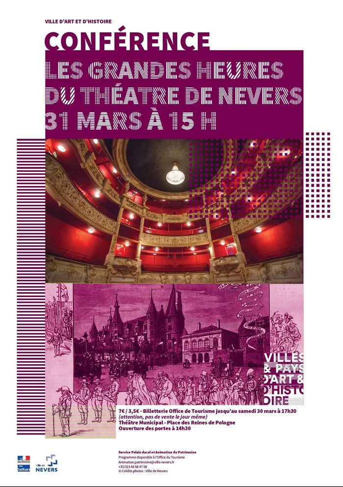 Conférence "Les grandes heures du théâtre de Nevers"