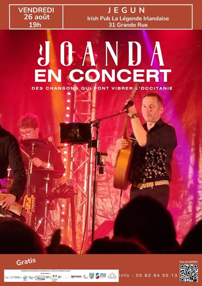 Affiche — 1000 ans - Joanda en concert
