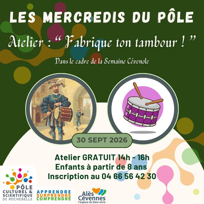 Les Mercredis du Pôle " Tambour "