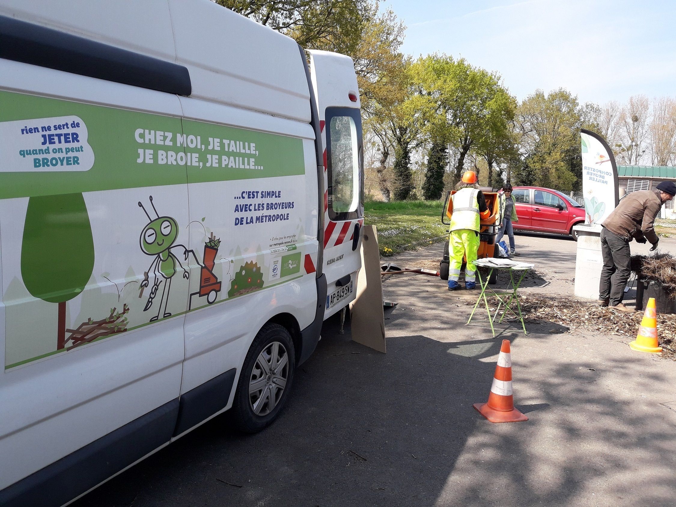 Opérations de broyage des végétaux