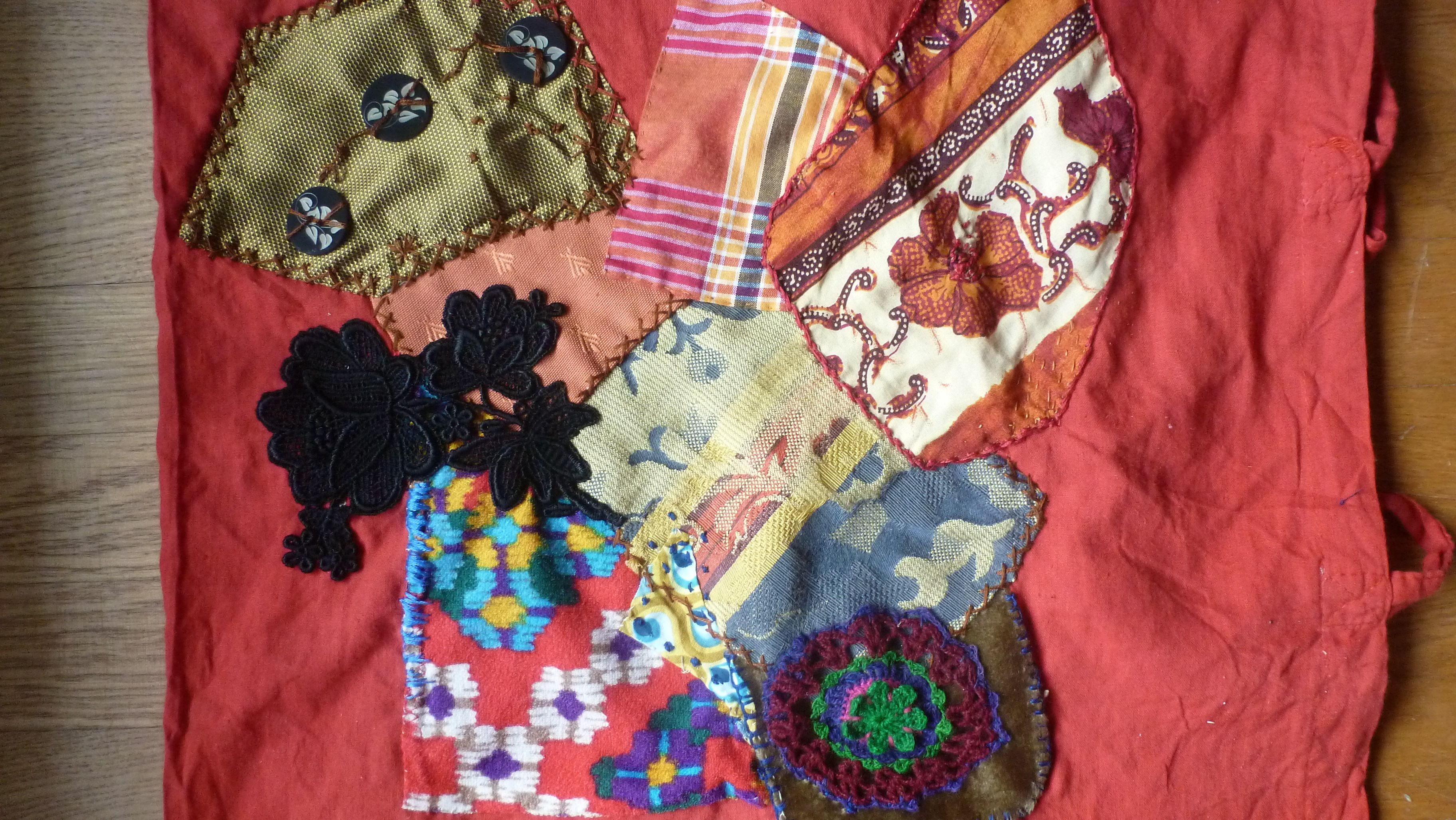 Atelier créatif - Crazy patchwork