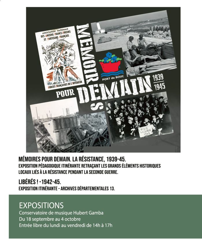 Exposition Mémoires pour demain, la Résistance, 1939-45