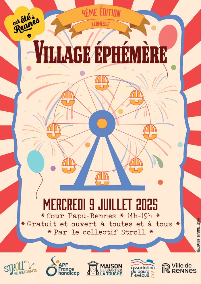 Visuel de l'événement Village Éphémère