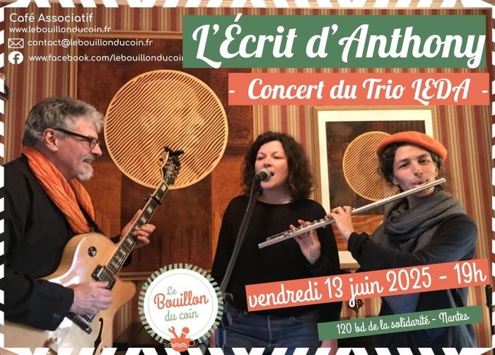 L'Écrit d'Anthony - Trio LEDA