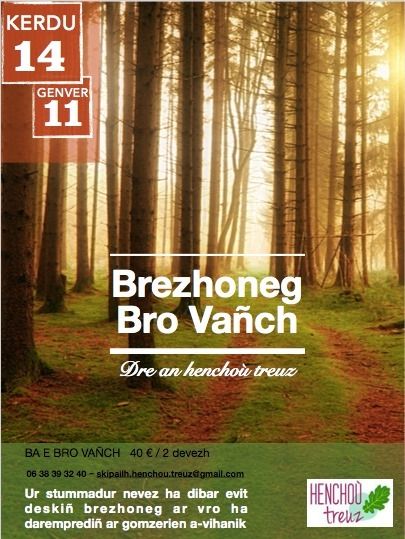 Stage Henchoù Treuz sur le breton du Pays Fañch