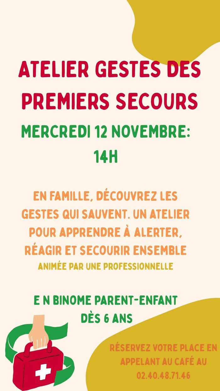 Atelier gestes premiers secours pour les enfants