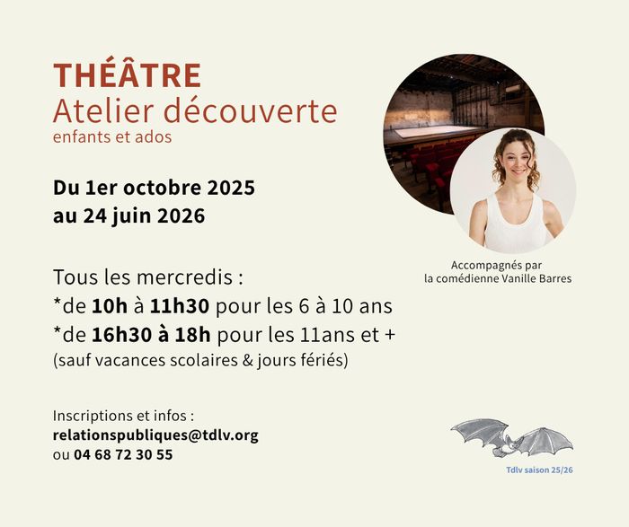 Atelier découverte : Théâtre