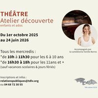 Atelier découverte : Théâtre