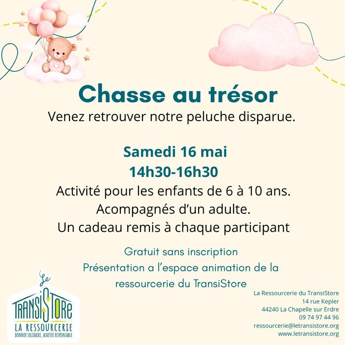Chasse au trésor pour les 6-10 ans