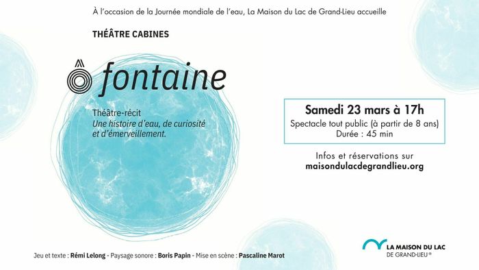 Ô fontaine | spectacle pour enfants