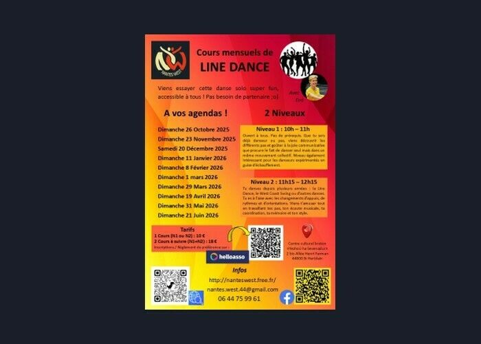 Cours de Line Dance