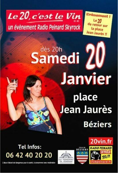 Le 20 c'est le vin