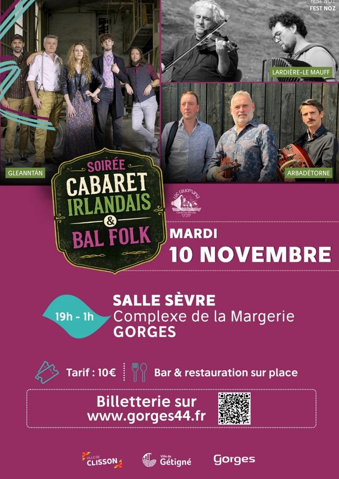 Soirée cabaret irlandais & bal folk