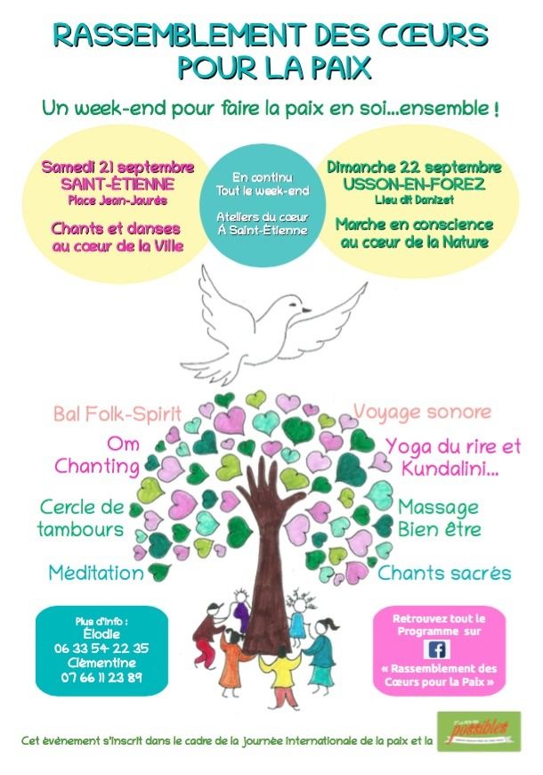 (transition intérieure) Rassemblement des coeurs pour la paix