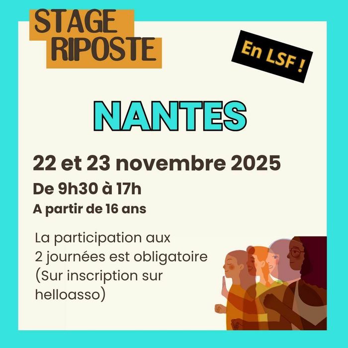 Stage d’autodéfense pour des femmes sourdes et malentendantes