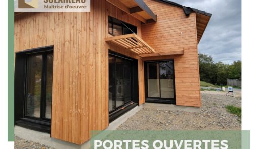 Visite d'une maison bois biosourcée Solaireau