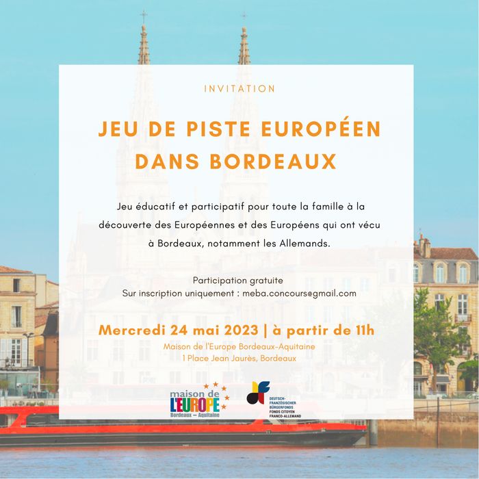 Jeu de piste européen dans Bordeaux