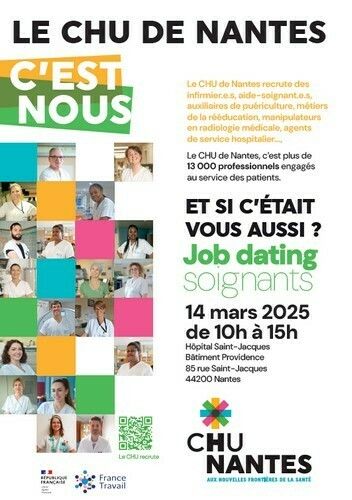 Job dating soignants - CHU de Nantes
