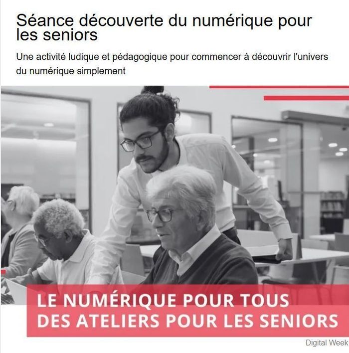 Séance découverte du numérique pour les seniors
