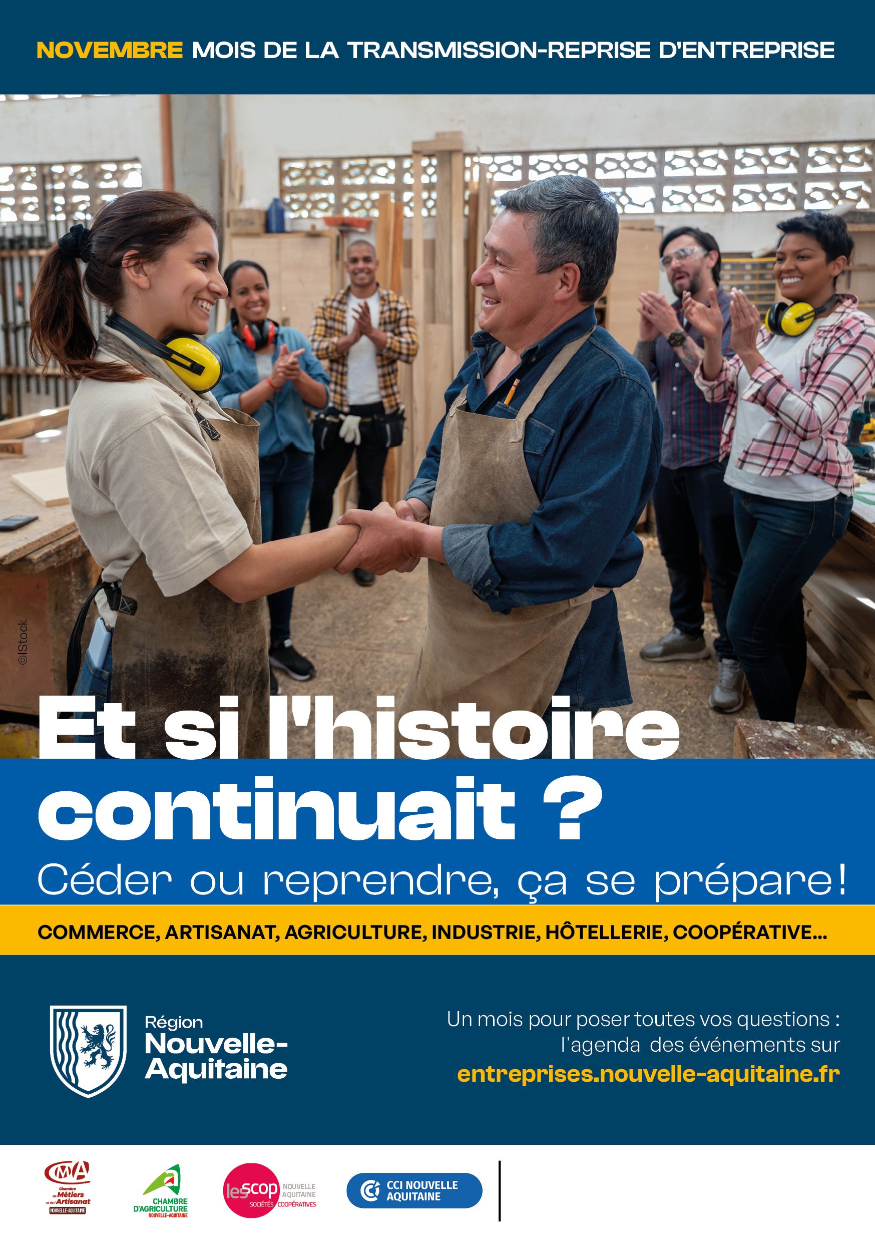Transmission reprise d’entreprises : Et si la solution était collective !