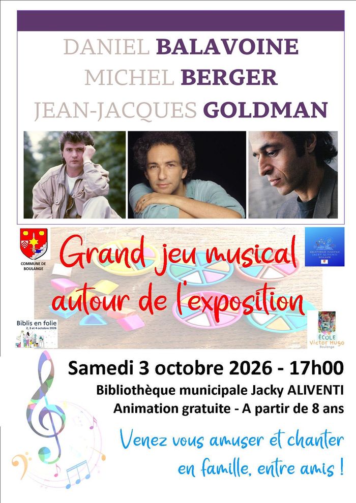Balavoine-Berger-Goldman : le grand jeu musical