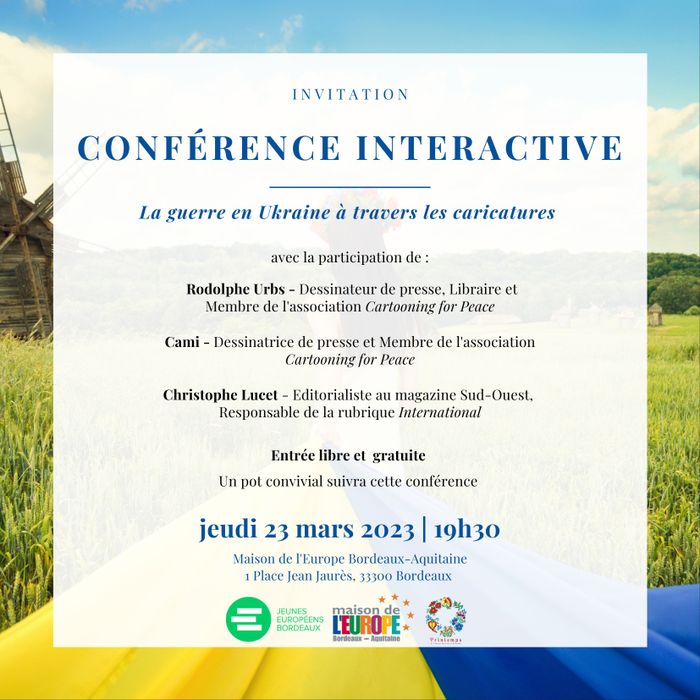 Conférence interactive : La guerre en Ukraine à travers les caricatures