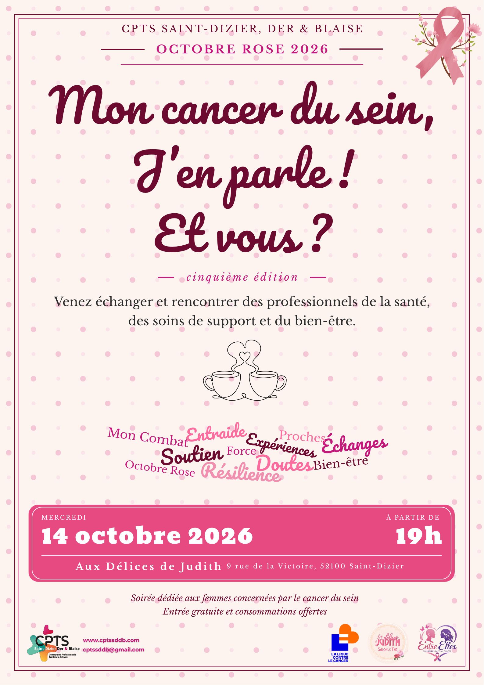 Mon cancer du sein, j'en parle ! Et vous ? — 5e édition
