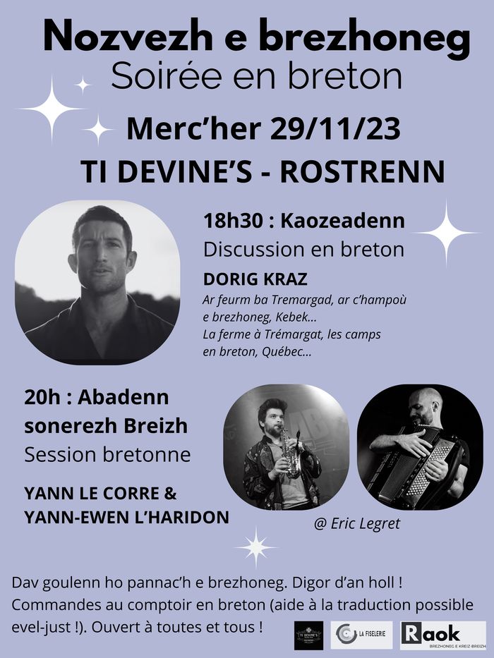 Soirée en breton à Rostrenen