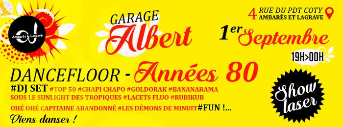 Soirée éphémère au Garage Albert