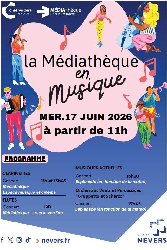 LA MEDIATHEQUE JEAN JAURES EN MUSIQUE !