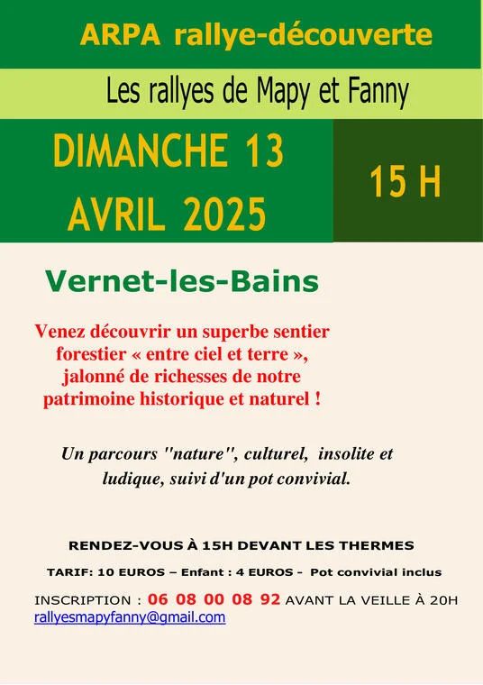 Les rallyes de Mapy et Fanny - A la découverte de Vernet-les-Bains