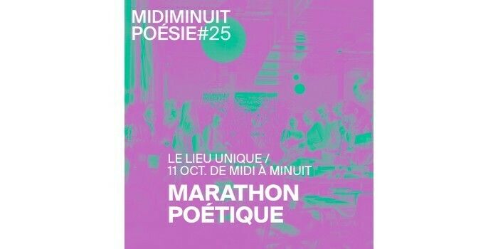MidiMinuitPoésie#25 - Marathon poétique
