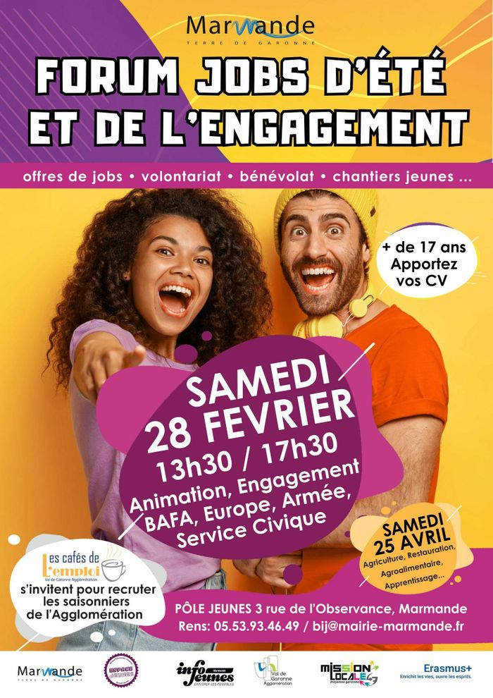 Forum jobs d'été et de l'engagement