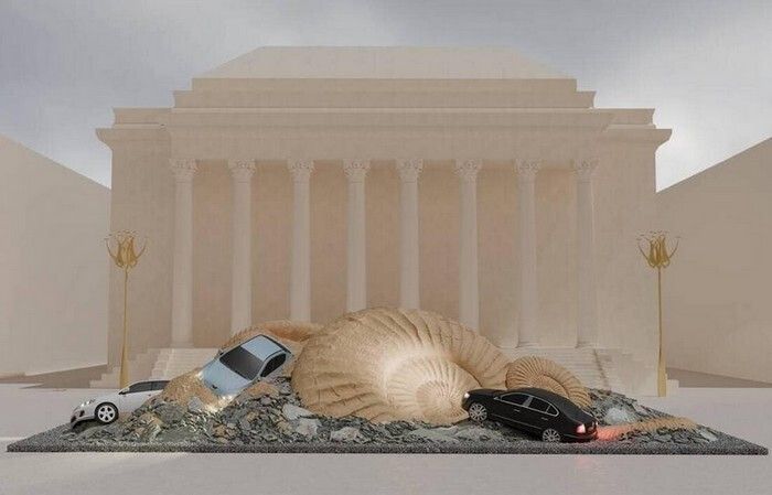 Fossil Opera - Installation de Théo Mercier