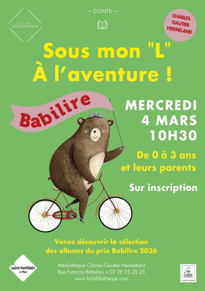 Sous mon "L" : À l'aventure !