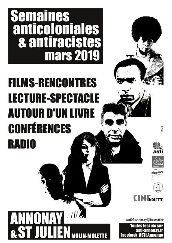(rencontres-projections-conférences-débat-spectacles) Semaines anticoloniales et antiracistes