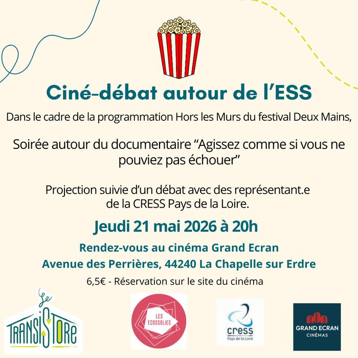 Agissez comme si vous ne pouviez pas échouer - Ciné-débat
