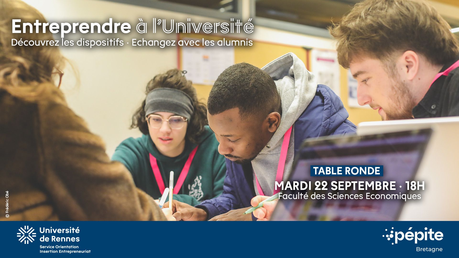 Découvrez les actions et les dispositifs proposés à l'Université de Rennes pour devenir étudiant entrepreneur !