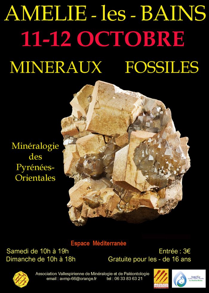 Salon de minéralogie - Minéraux et Fossiles